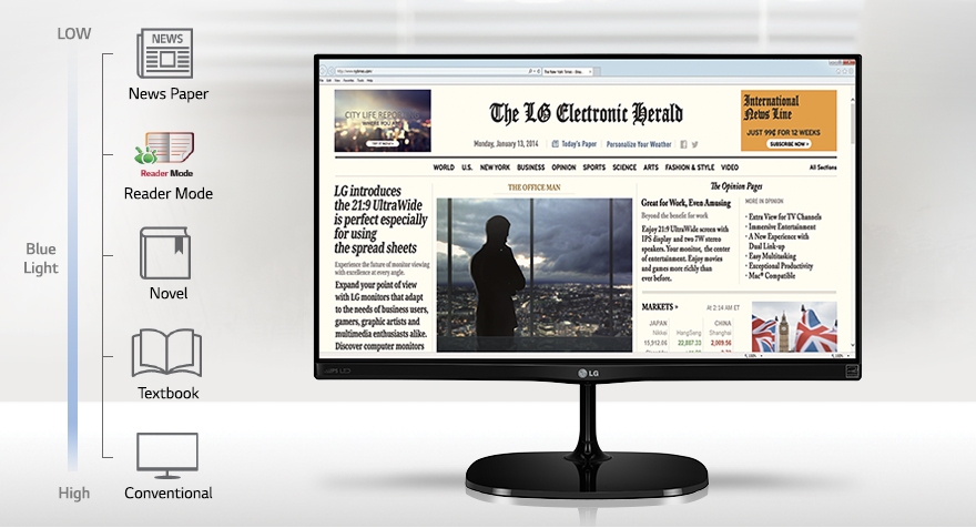 lg MP67VQ Reader Mode